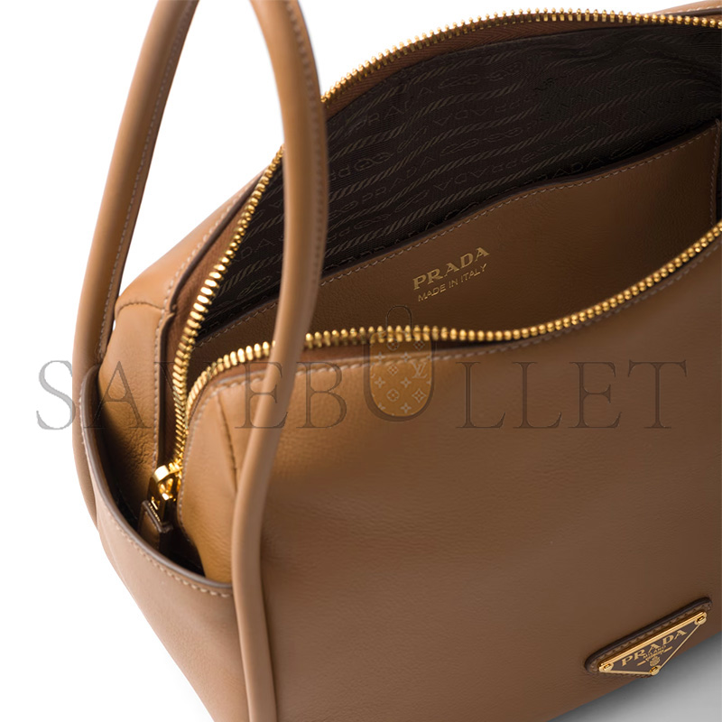 PRADA DARLING LEATHER HANDBAG 1BA451 (25*18*10.5cm)